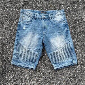 Y2K South Pole Men’s 34” Jean Shorts